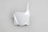UFO Front Number Plate CRF250R 08-09 CRF450R 08 - White